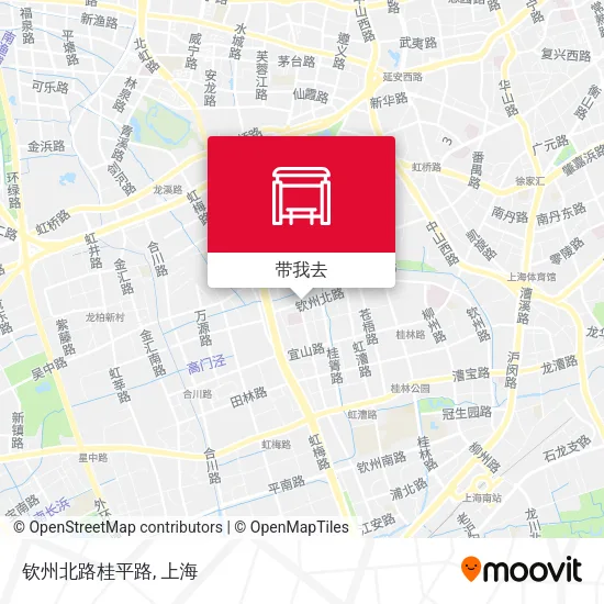 钦州北路桂平路地图
