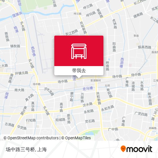 场中路三号桥地图