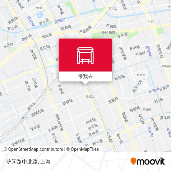 沪闵路申北路地图