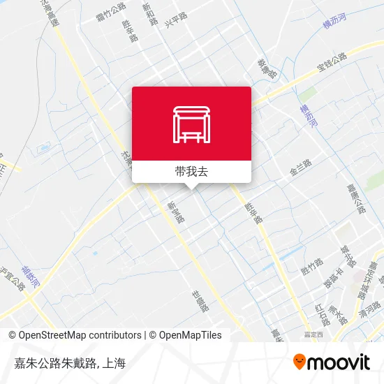 嘉朱公路朱戴路地图