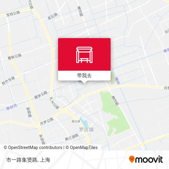 市一路集贤路地图