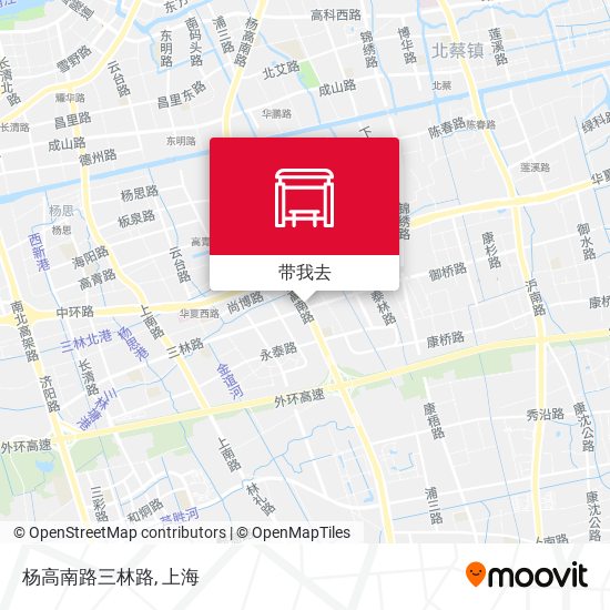 杨高南路三林路地图