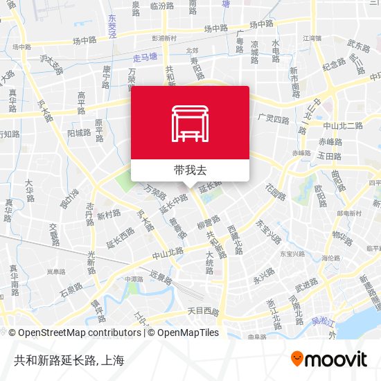 共和新路延长路地图