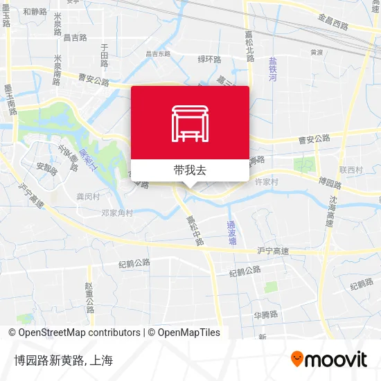 博园路新黄路地图