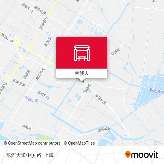东滩大道中滨路地图