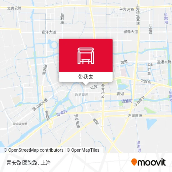 青安路医院路地图