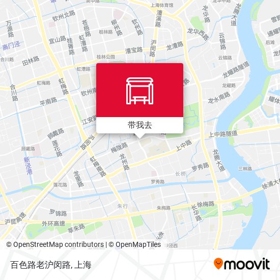 百色路老沪闵路地图