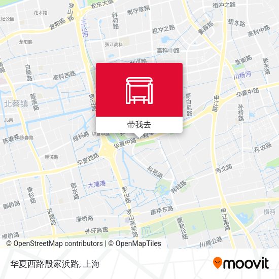 华夏西路殷家浜路地图
