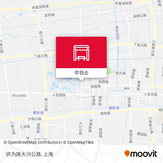 拱为路大川公路地图