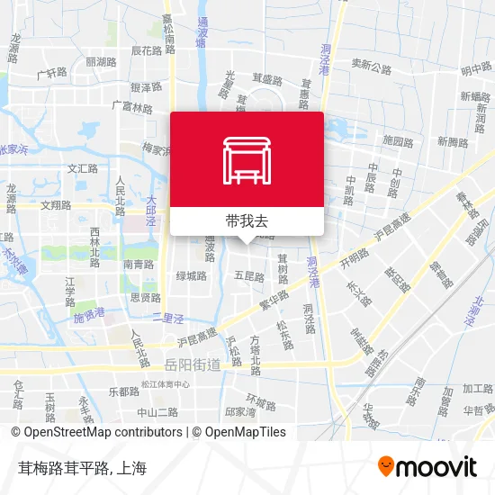 茸梅路茸平路地图