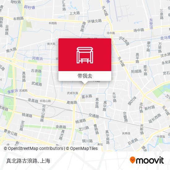 真北路古浪路地图