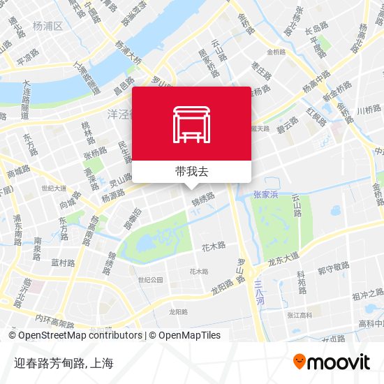 迎春路芳甸路地图