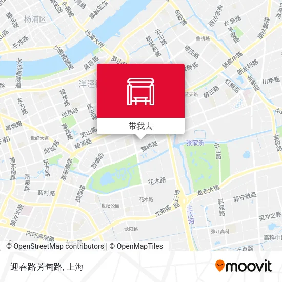 迎春路芳甸路地图