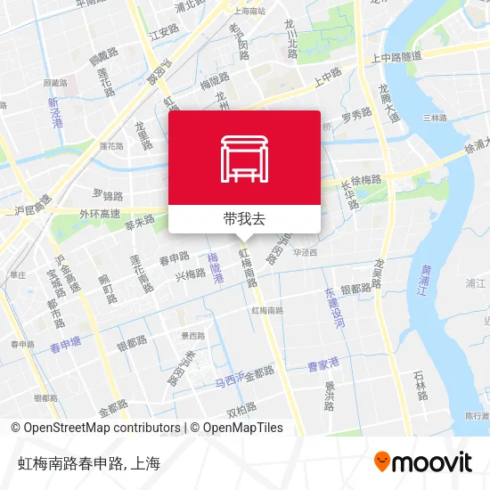 虹梅南路春申路地图