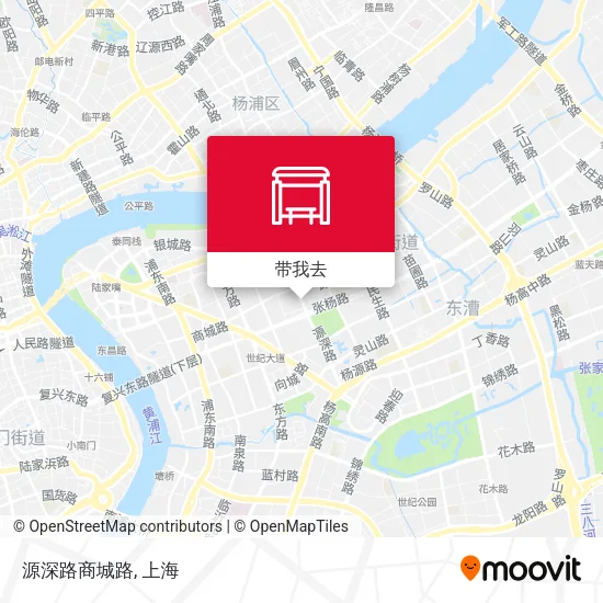源深路商城路地图