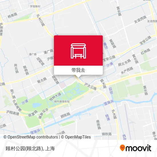 顾村公园(顾北路)地图