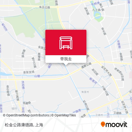 松金公路康德路地图