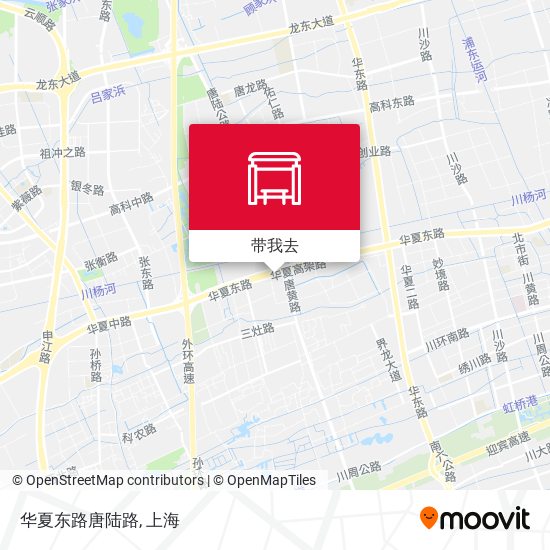 华夏东路唐陆路地图