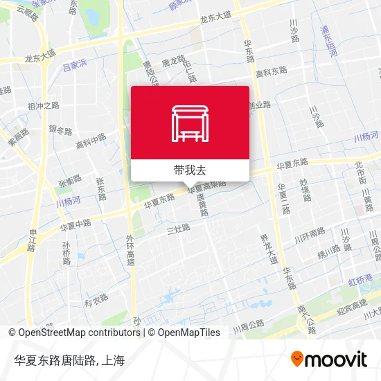 华夏东路唐陆路地图
