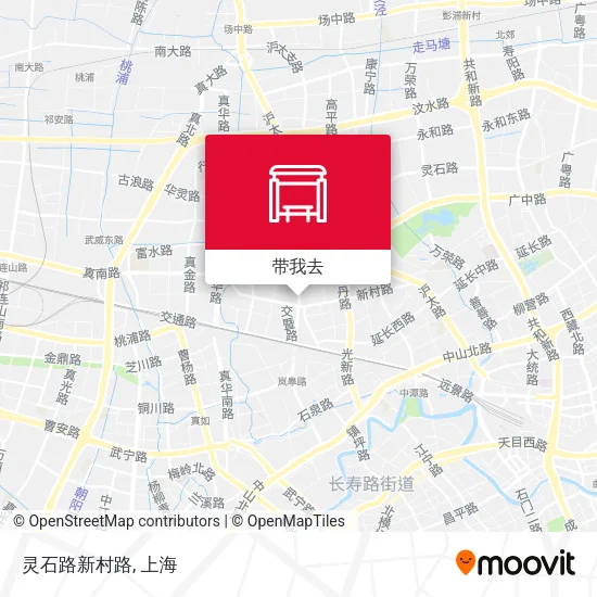 灵石路新村路地图
