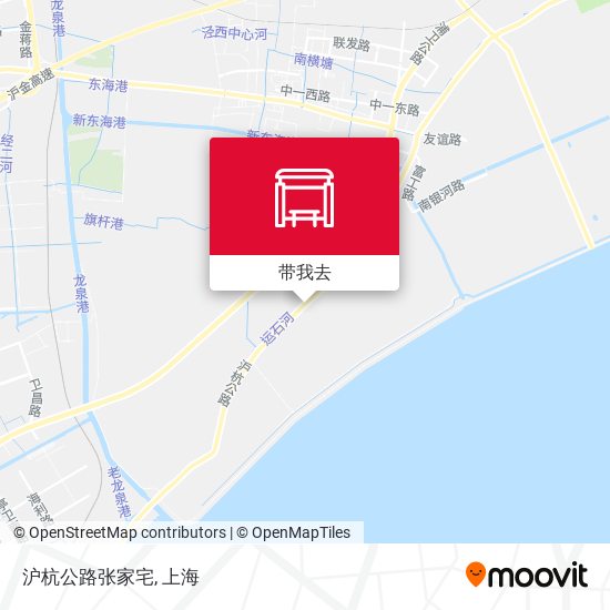 沪杭公路张家宅地图