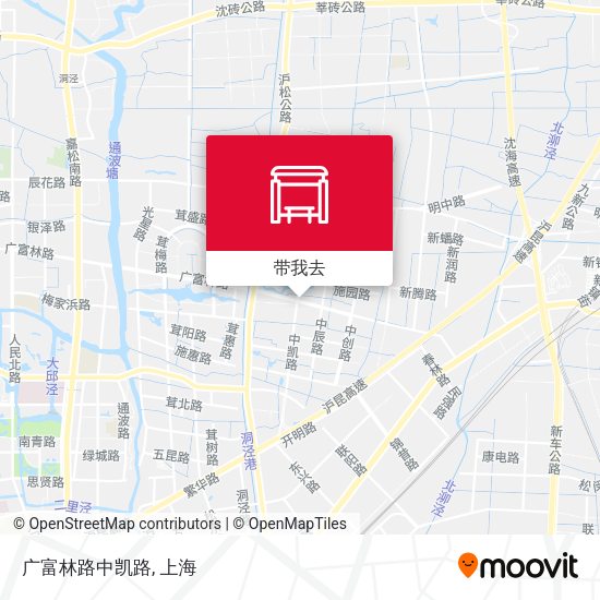 广富林路中凯路地图