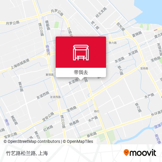 竹艺路松兰路地图