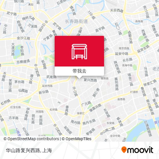 华山路复兴西路地图