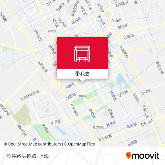 云谷路洪德路地图