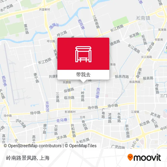 岭南路景凤路地图