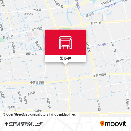 申江南路蓝靛路地图