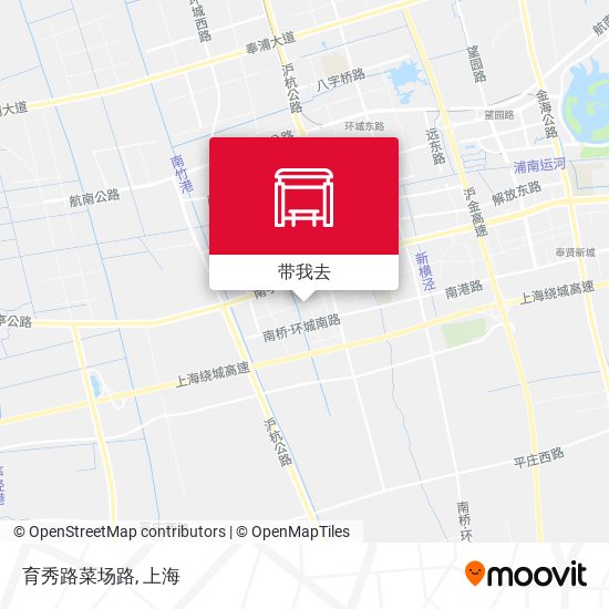 育秀路菜场路地图