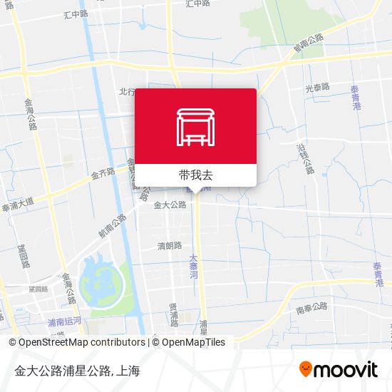 金大公路浦星公路地图