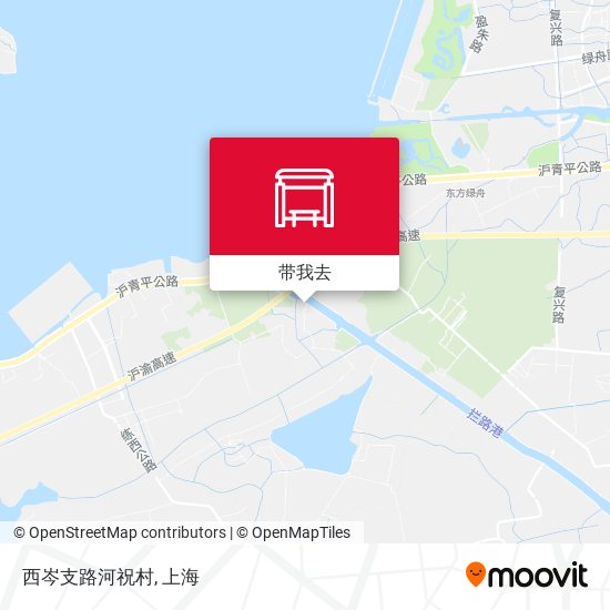 西岑支路河祝村地图