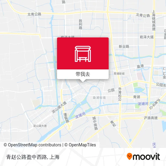 青赵公路盈中西路地图