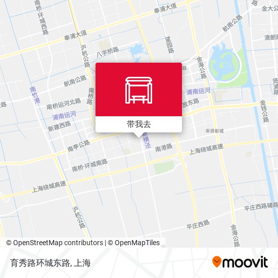 育秀路环城东路地图