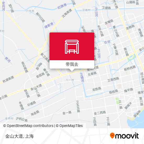 金山大道地图