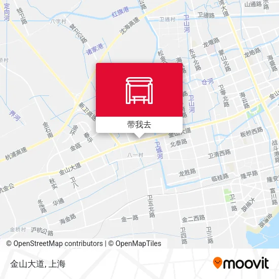 金山大道地图