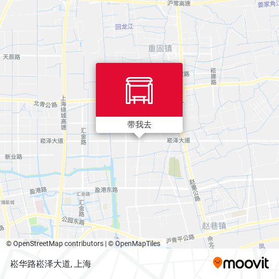崧华路崧泽大道地图