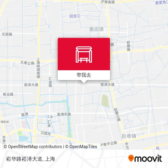 崧华路崧泽大道地图