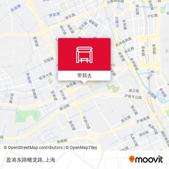 盈港东路蟠龙路地图