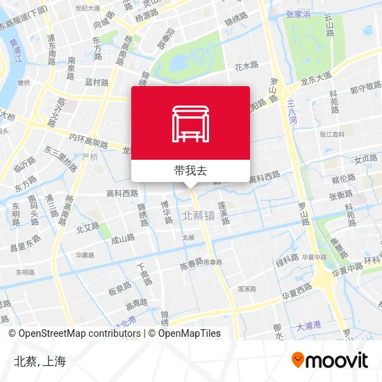 北蔡地图