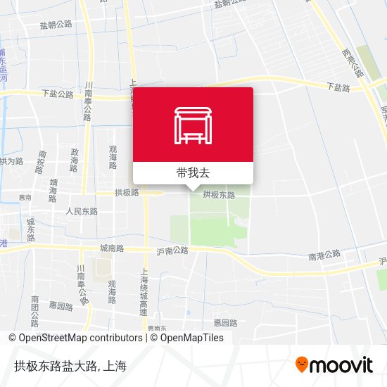 拱极东路盐大路地图