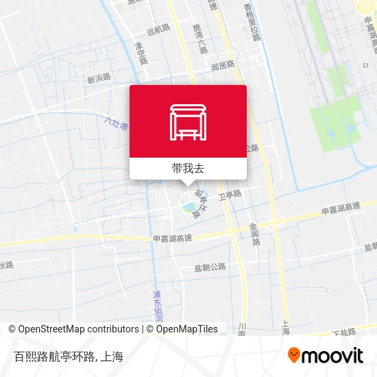 百熙路航亭环路地图