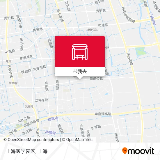 上海医学园区地图