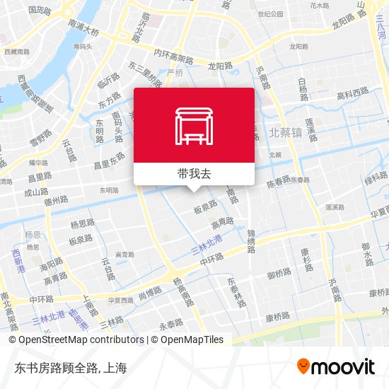 东书房路顾全路地图