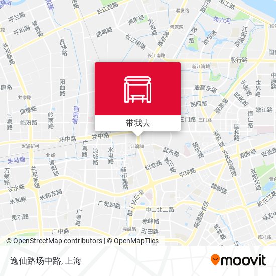 逸仙路场中路地图