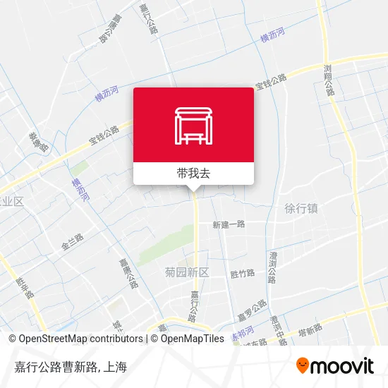 嘉行公路曹新路地图