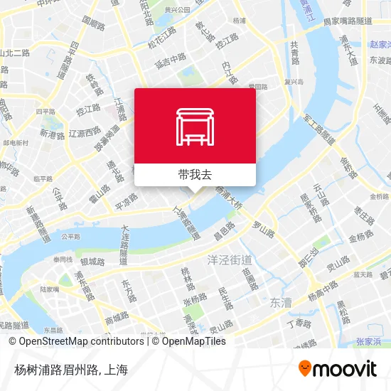 杨树浦路眉州路地图