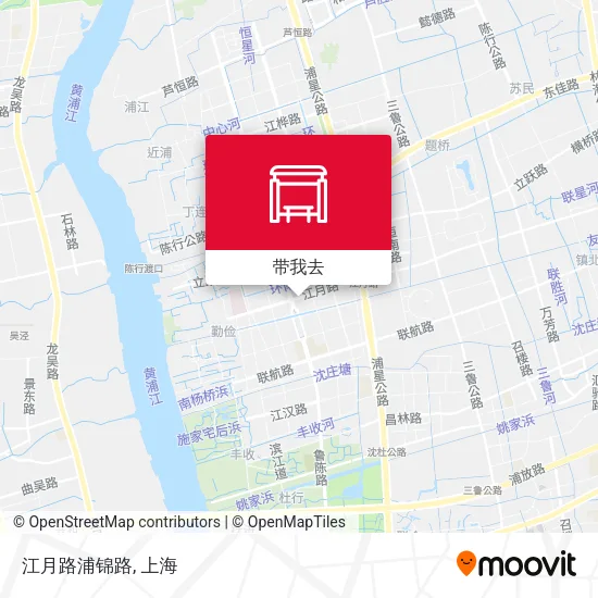 江月路浦锦路地图